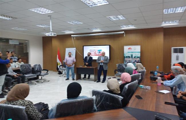 القائم بأعمال رئيس جامعة طنطا يتفقد فعاليات البرنامج التدريبي "Value"