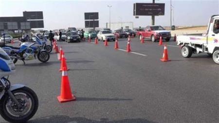غلق كلي لمنزل ومطلع القوس الغربي بـ الطريق الدائري .. اعرف التحويلات المرورية