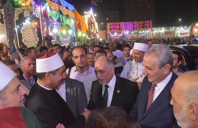 محافظ الغربية يشهد احتفال الطرق الصوفية بمولد السيد البدوي 