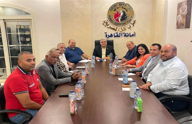 امانة القاهرة بحزب حماة الوطن تجتمع  بقيادات قطاعات القاهرة 