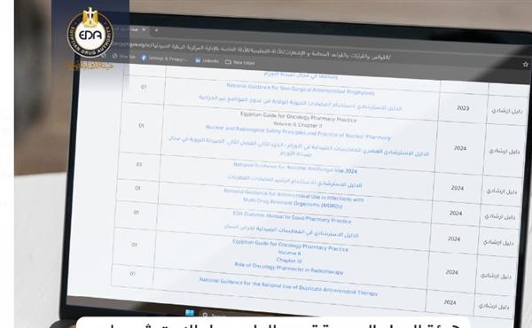 "الدواء" تصدر الدليل القومي الثامن لترشيد استخدام مضادات الميكروبات