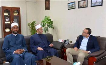 نائب محافظ الإسماعيلية يلتقى أمين عام الدعوة بـ مجمع البحوث الإسلامية