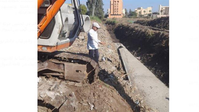 محافظ الغربية يتابع الأعمال الجارية بمحور طريق محلة منوف 