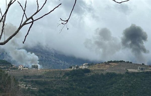 استشهاد وإصابة 11 في غارة إسرائيلية على بلدة الخراب فى لبنان