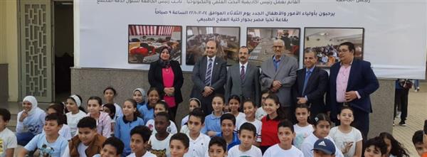نائب رئيس جامعة بنها يفتتح فعاليات جامعة الطفل