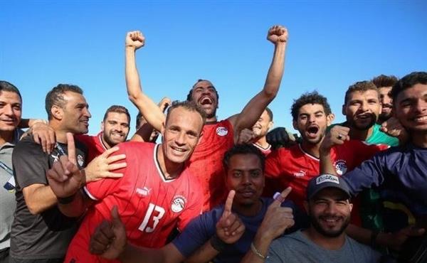 منتخب الشاطئية يختتم تدريباته لمواجهة السنغال في نصف نهائي أمم إفريقيا