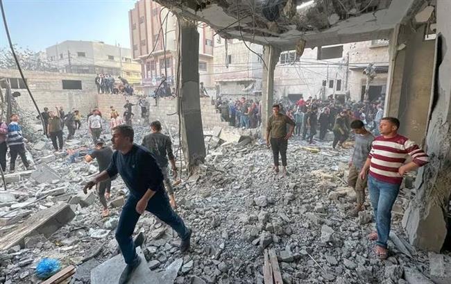 استشهاد وإصابة عدد من الفلسطينيين في قصف للاحتلال على خان يونس