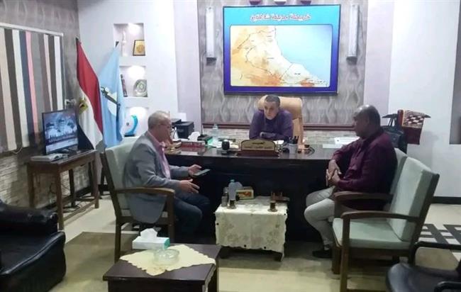 البحر الأحمر ..البنا يستقبل مسئولي وزارة الثقافة بمدينة الشلاتين