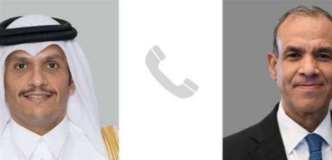 وزير الخارجية يبحث مع نظيره القطري تطورات الأزمة اللبنانية 