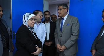 محافظ الجيزة يفتتح طوارئ مستشفى 6 أكتوبر المركزي ووحدة طب الأسرة في البشاير 