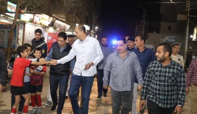 محافظ سوهاج يتفقد أعمال تطوير وتجميل منطقة الثلاث كبارى ومدخل إدفا 