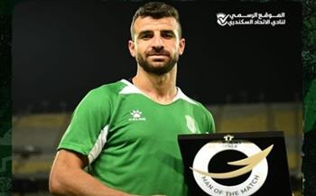   الدوري المصري .. محمود متولي رجل مباراة الاتحاد السكندري وفاركو