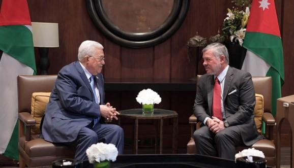عباس والعاهل الأردني يبحثان آخر التطورات على الساحة الفلسطينية