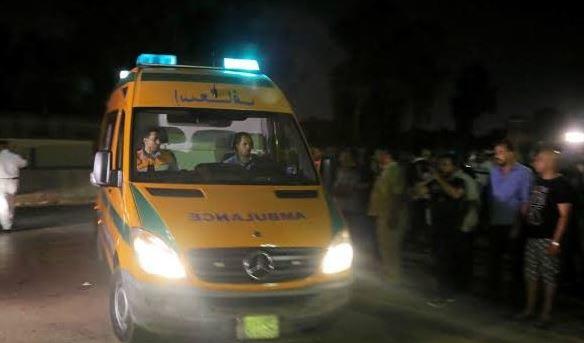 إصابة فتاتين فى حادث اصطدام سيارة بحاجز خرسانى بالإسماعيلية