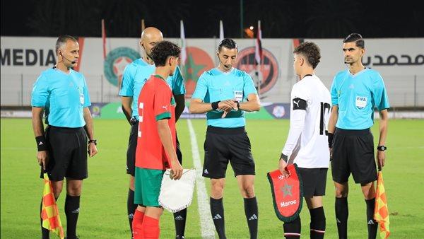 تصفيات شمال إفريقيا .. منتخب مصر للناشئين مواليد 2008 يخسر أمام المغرب بخماسية