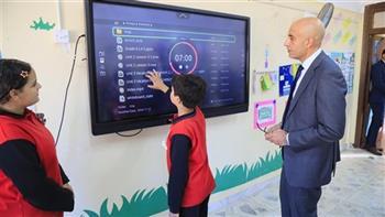 وزير التعليم يتفقد المدرسة المصرية اليابانية بـ الشروق 