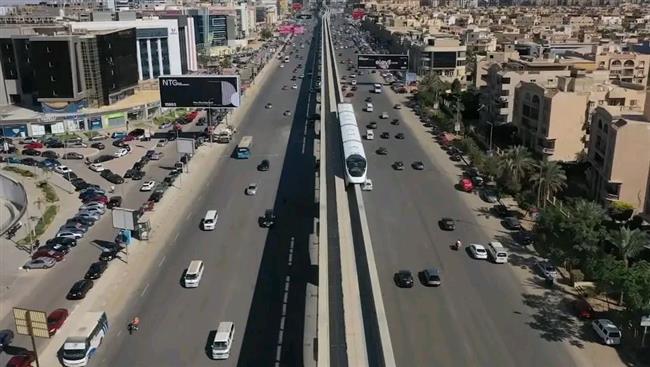 التشغيل التجريبي لـ مونوريل شرق النيل بدون ركاب من العاصمة الإدارية