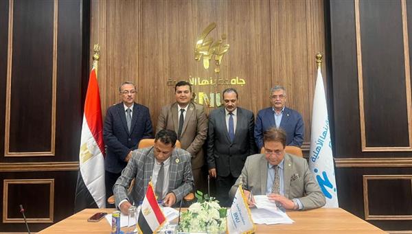 بروتوكول تعاون بين جامعة بنها الأهلية و مؤسسة مهندسون من أجل مصر
