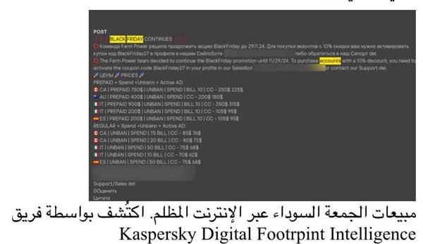 25 % ارتفاعا في الهجمات السيبرانية على قطاع التجزئة قبل الجمعة السوداء