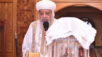البابا تواضروس يترأس صلوات القداس الإلهي بالكنيسة المرقسية بالإسكندرية