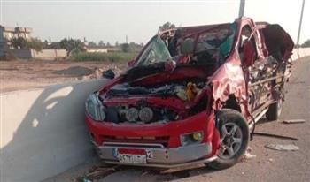 ارتفاع عدد ضحايا حادث طريق أسيوط الصحراوى الغربى لـ6 وفيات
