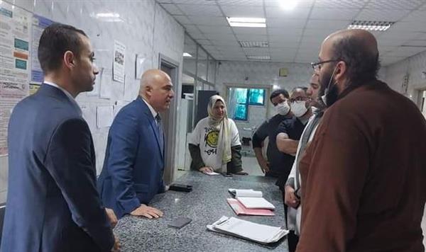 لمتابعة انتظام الخدمة.. وكيل وزارة الصحة يفاجئ مستشفى بهتيم المركزي