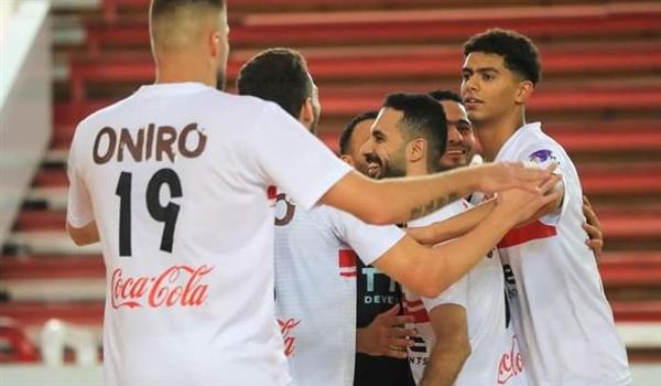 الزمالك يفوز على بتروجيت بثلاثة أشواط دون رد في دوري الكرة الطائرة