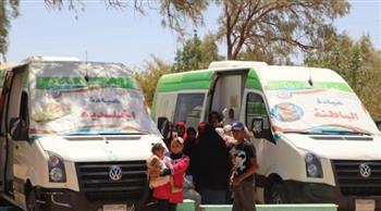   انطلاق القافلة الطبية بقرية الجديدة في الوادي الجديد