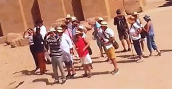   استقبال 66 سائحًا أجنبيًا لزيارة المعالم السياحية الأثرية في سوهاج 
