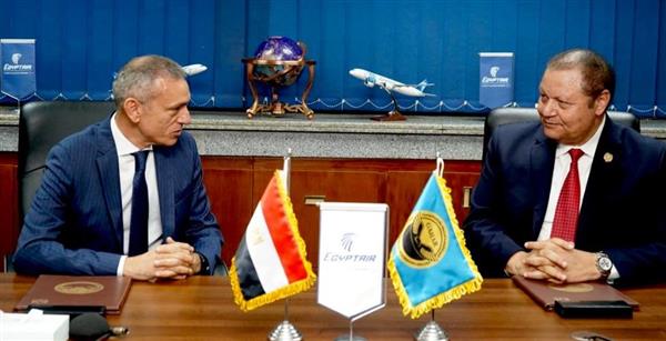 توقيع بروتوكول تعاون بين الاعتماد والرقابة الصحية ومصر للطيران