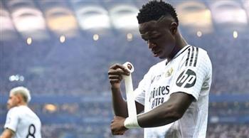 ريال مدريد يعلن غياب فينيسيوس جونيور عن مباراة ليفربول