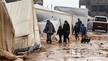   الدفاع المدني بغزة: 10 آلاف خيمة بالقطاع تضررت بسبب الأمطار