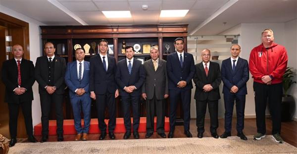 وزير الرياضة يلتقي مجلس إدارة اتحاد ألعاب القوي الجديد