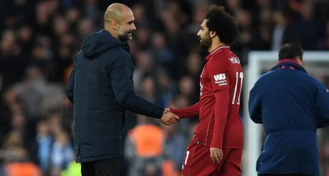 جوارديولا يحذر من خطورة محمد صلاح على مرمى المان سيتي