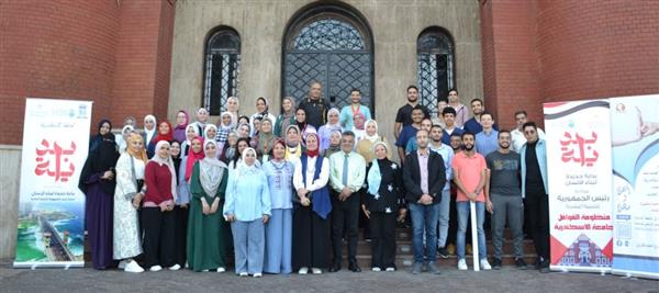 جامعة الإسكندرية تنظم قافلة طبية مجتمعية خدمية إلي منطقة خورشيد
