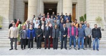   جامعة القاهرة تطلق قافلة تنموية شاملة لقرية الرقة بمركز العياط