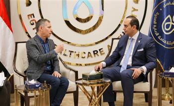   رئيس الرعاية الصحية يبحث التعاون مع الرئيس التنفيذي للاتحاد الدولي للمستشفيات
