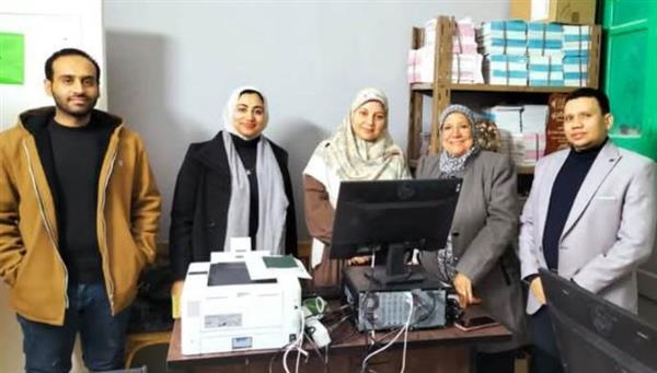 افتتاح مركز إصدار البطاقات الصحية بعيادة التأمين الصحي في الوادي الجديد