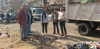   القليوبية .. رفع  235 طن مخلفات و٤٣ حالة إشغال بشبرا الخيمة 