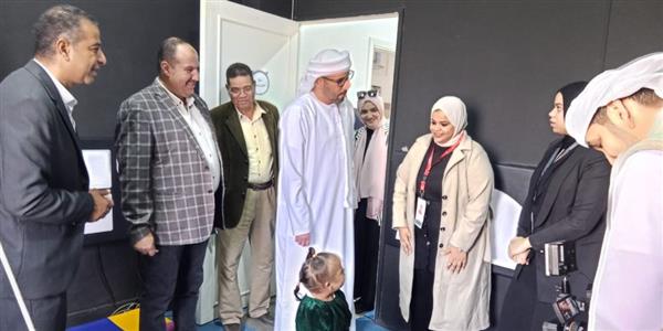 وفد إماراتي يتفقد مراكز التخاطب بالقليوبية