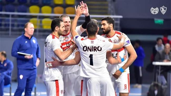 الزمالك يفوز على اتحاد الشرطة 3-0 في دوري الكرة الطائرة
