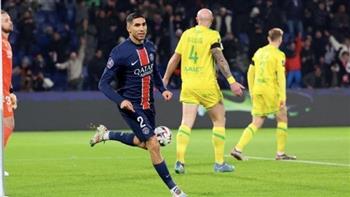   باريس سان جيرمان يتعثر في الدوري الفرنسي بتعادله مع نانت 1 - 1 