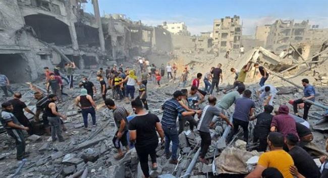 إعلام فلسطيني: أكثر من 40 شهيدا بقصف الاحتلال منزلا في منطقة تل الزعتر بغزة