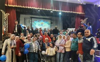 طلاب جامعة طنطا من ذوي الإعاقة يحصدون 14 ميدالية بمعسكر الشباب بالإسكندرية