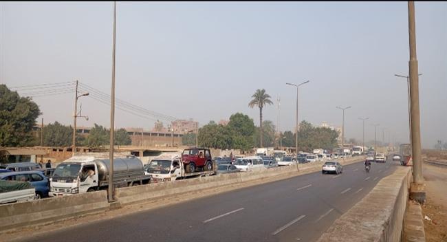 حادث تصادم بقليوب يعطل حركة المرور بطريق مصر اسكندرية الزراعي 
