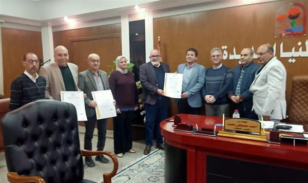 جهاز مدينة المنيا الجديدة يحصل على 3 شهادات أيزو