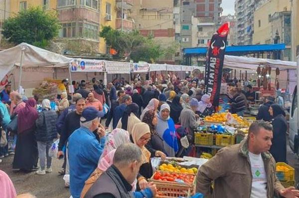 الإسكندرية: إقامة سوق اليوم الواحد بميدان المندرة للأسبوع الثاني