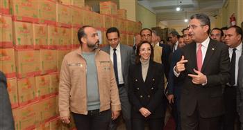  وزير التموين ومحافظ البحيرة يتفقدان مخازن الشركة العامة لتجارة الجملة بدمنهور