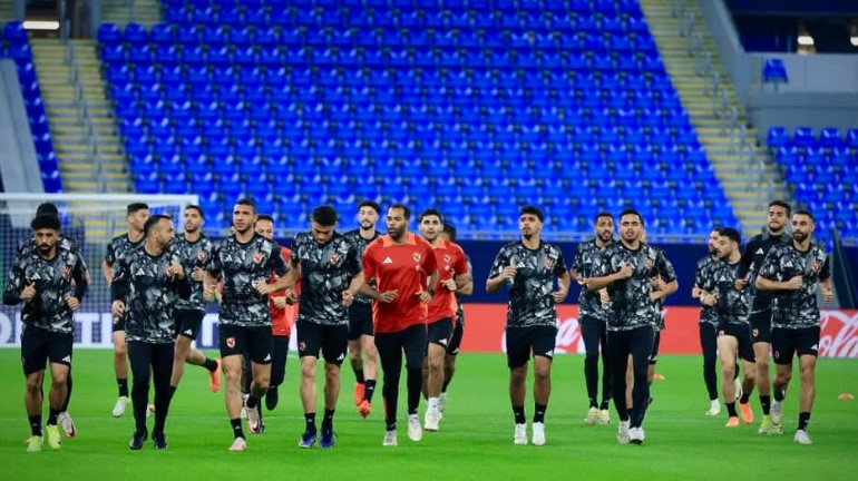 الأهلي ينهي مرانه الختامي لمباراة باتشوكا في كأس التحدي