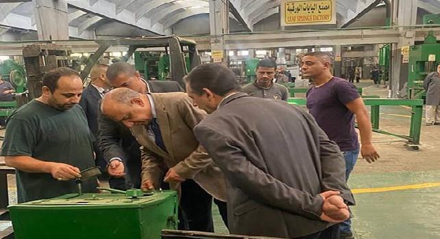 وزير قطاع الأعمال العام يتفقد مصانع شركة اليايات ومهمات وسائل النقل